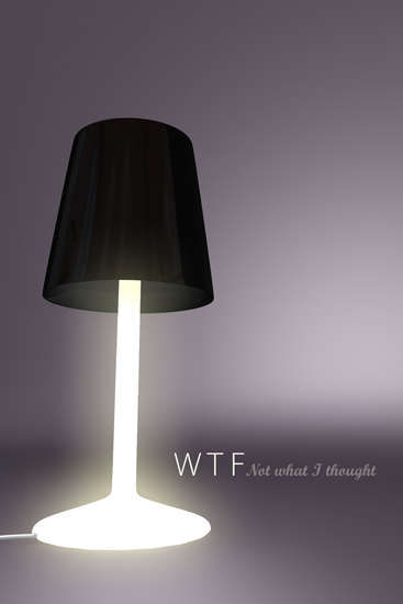 Photos of Rebel Lamps - The 'WTF, Not What I Thought' Light by John Nouanesing  (pictures, images, etc.)