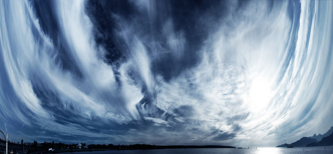Flickr Photo Download: Panorama - HDR Sky over Vancouver