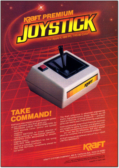 Vintage Computing and Gaming |   Archive   » [ Retro Scan of the Week ] Kraft Premium Joystick