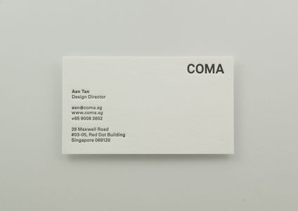 Flickr Photo Download: COMA Business Card