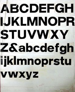 Flickr Photo Download: Type design in the late 1950's