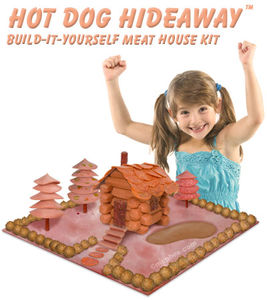 Hot Dog Hide-Away Build-It-Yourself Meat House Kit - Archie McPhee