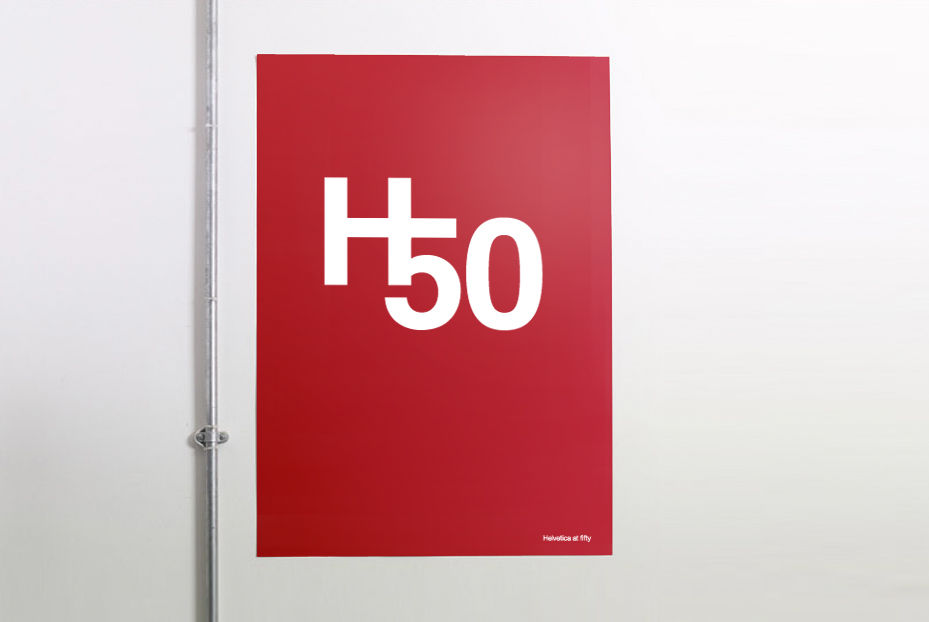 Flickr Photo Download: Helvetica+50 Poster