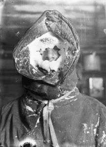 Flickr Photo Download: Ice mask, C.T. Madigan   photograph by Frank Hurley