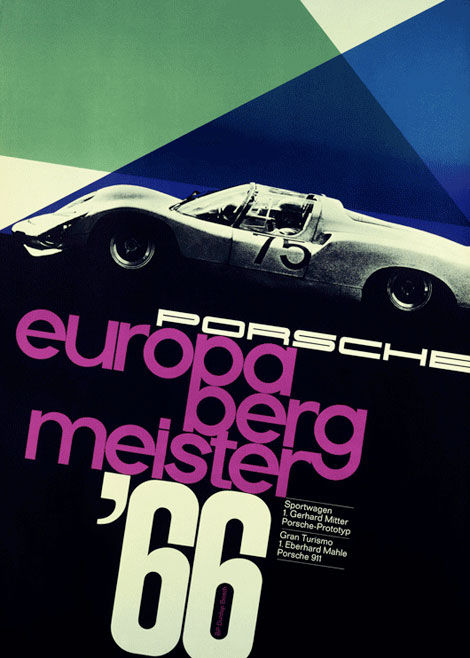 grain edit · Vintage Porsche Posters