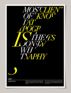 30 Typography Posters That Youve Probably Never Seen Before | Webdesigner Depot