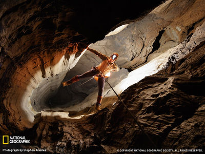 Cave Explorer Photo, Tennessee Picture  National Geographic Photo of the Day
