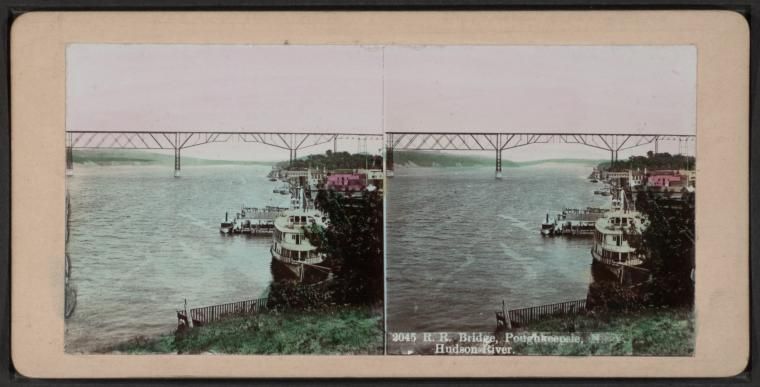 Flickr Photo Download: R.R. Bridge, Poughkeepsie, N.Y. - Hudson River.