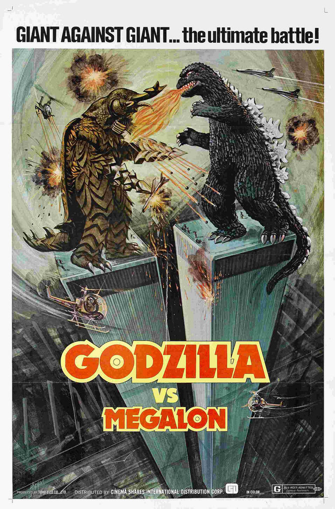Flickr Photo Download: godzilla versus megalon USA poster