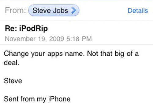 Steve Jobs Responds to Passionate App Developer, Curtly - Steve Jobs - Gizmodo