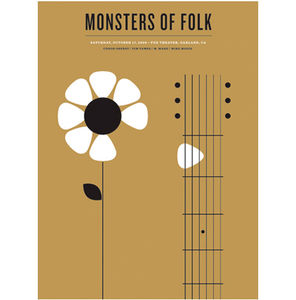 grain edit · Monsters of Folk Poster