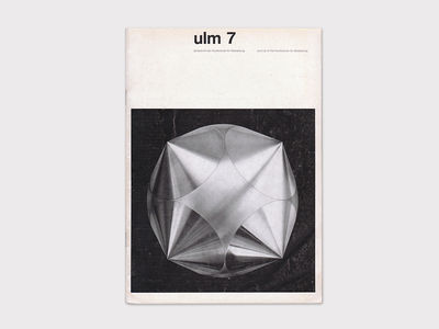 Display | Journal of the Hochschule fur Gestaltung ulm 7 | Collection