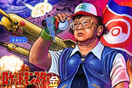 Painting: Kim Jong Il Launches Nuclear War - Boing Boing