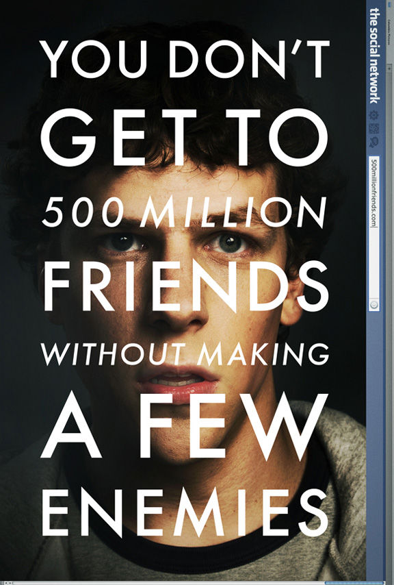 The Social Network  Poster and Teaser « OZONWEB  OZON Magazine