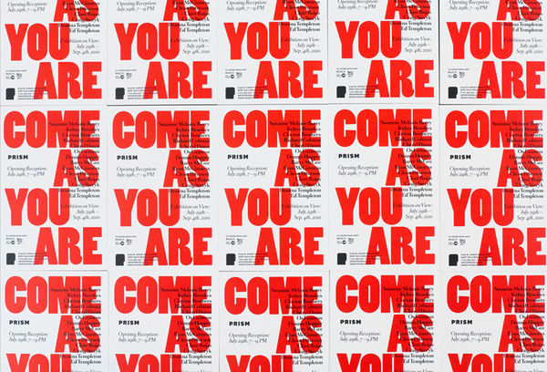 Prism, Come As You Are, Exhibition Collateral on the Behance Network