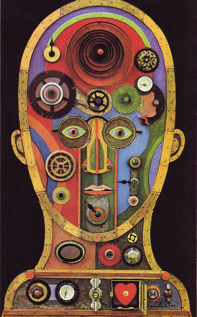 03 Les rouages de la vie mentale, illus. Vin Giuliani, Laboratoires Roche (Le Livre de Sante, v.9, 1967) | Flickr - Photo Sharing!