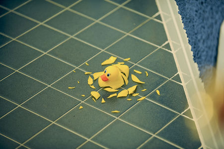 Flickr Photo Download: Shattered rubber ducky