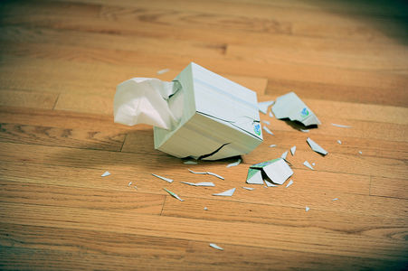 Flickr Photo Download: Shattered tissue box