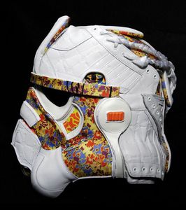 Juxtapoz Magazine - Stormtrooper Helmet Made of Adidas Sneakers  Current