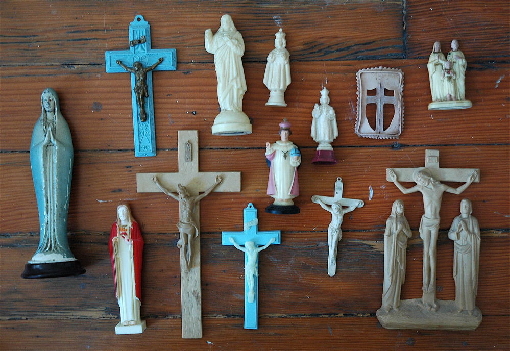 Plastic Religious Icons