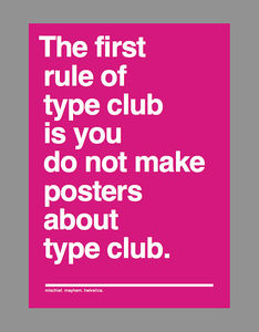 And if this is your first night at type club: you have to type.  Flickr - Photo Sharing