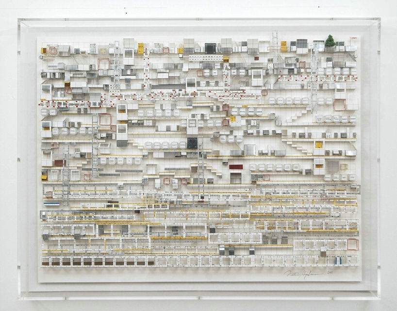 katsumi hayakawa: architectural paper sculptures