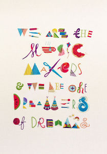 Makers, Dreamers - handmade embroidery on the Behance Network