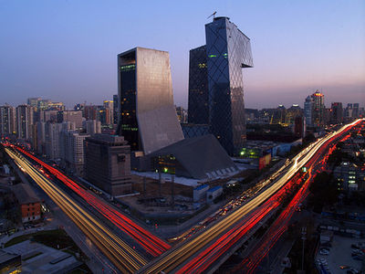 Beijing: Mandarin Oriental & CCTV Tower on Flickr - Photo Sharing!