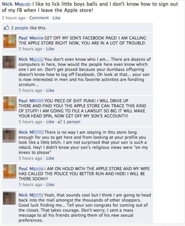 The best Facebook troll I have ever seen. - Imgur