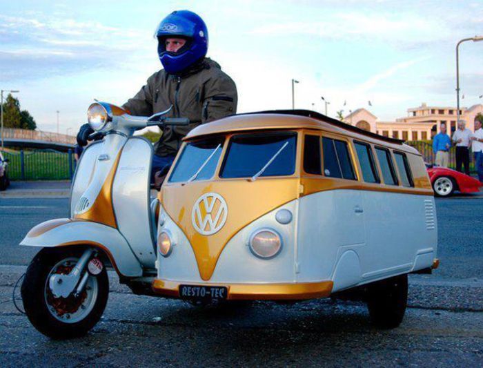 Cool-Motorcycle-Side-Car-VW-Van.jpg 700×533 pixels