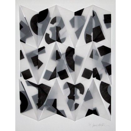 'Helvetica Trace' Origami Print, Buy Unique Gifts From CultureLabel.com