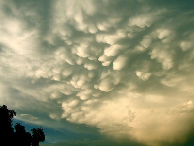 Mammatus clouds after Friday's afternoon deluge. | Flickr : partage de photos !