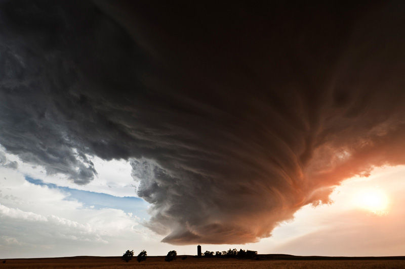 Camille Seaman, The Lovely Monster Over the Farm 19:15CST, 2012 | FlakPhoto.com