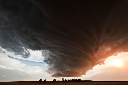 Camille Seaman, The Lovely Monster Over the Farm 19:15CST, 2012 | FlakPhoto.com