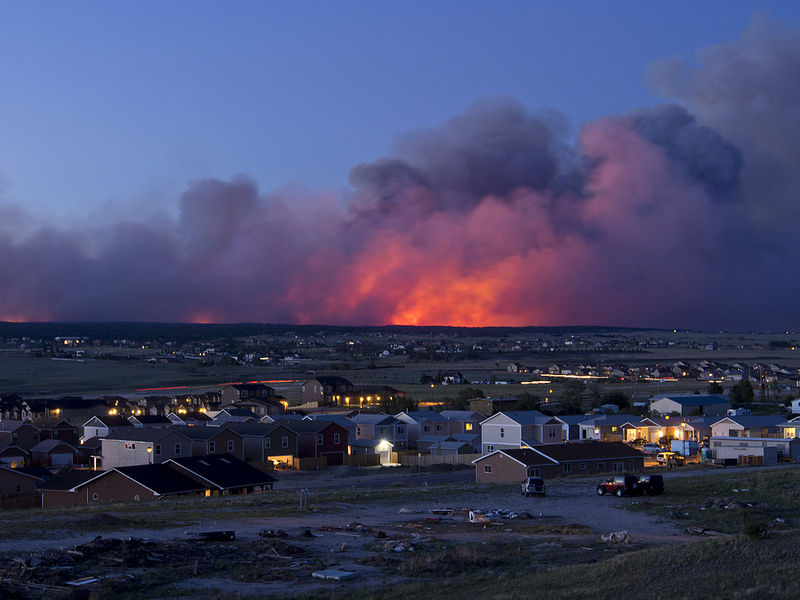 The Black Forest Fire at Dusk  Flickr - Photo Sharing