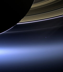 Space in Images - 2013 - 07 - Cassinis Pale Blue Dot