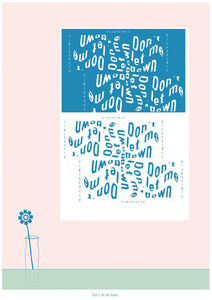 Japanese Poster: Dont Let Me Down. Yutaka Satoh.... | Gurafiku: Japanese Graphic Design