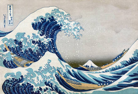 The great Wave off Kanagawa / by Hokusai