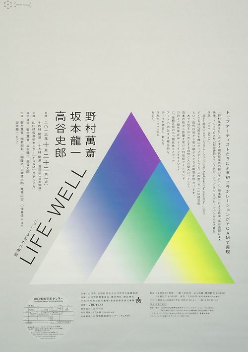Japanese Event Flyer: LIFE-WELL. All Right Graphics. 2013
