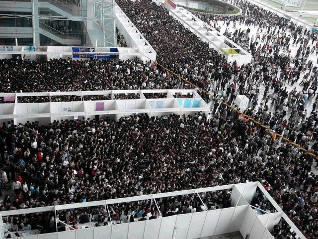 Flickr Photo Download: Job Fair In China - Thank God We Were Not There