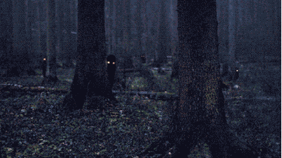 Creepy spirits in the woods