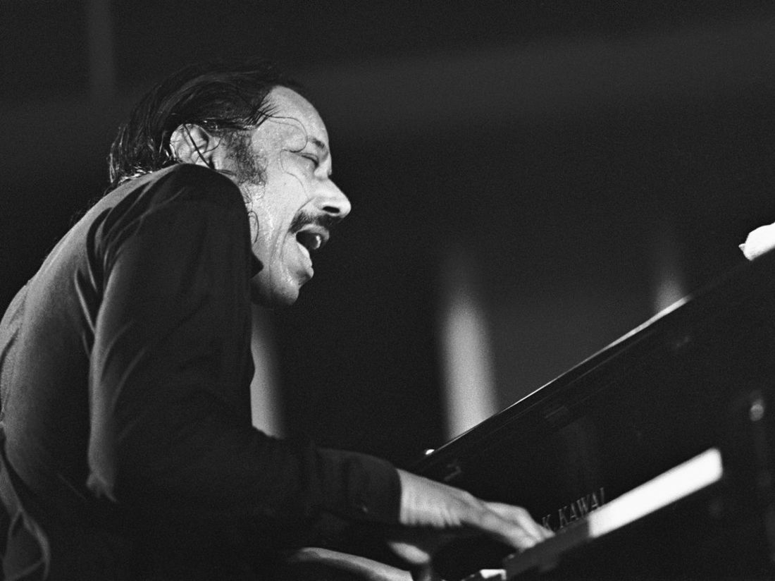 American jazz pianist Horace Silver performs at the North Sea Jazz Festival in The Hague,  Netherlands, in 1988.