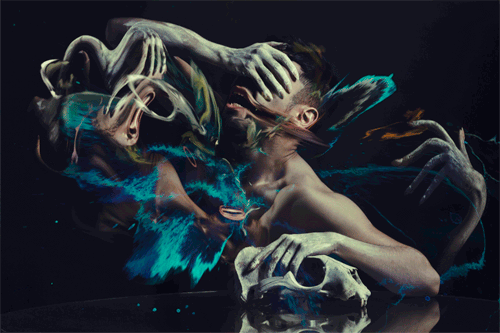 Artist Creates Hallucinatory Portraits In A Series Of Stunning Cinemagraphs | The Creators Project