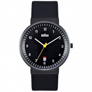 Braun Watch black leather BN0032BKBKG | Buy Mens Braun Watch BN0032BKBKG UK