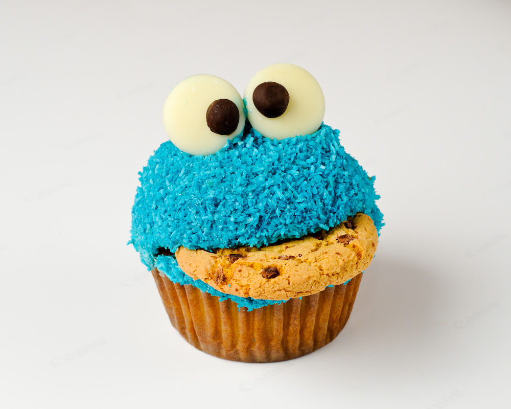 Flickr Photo Download: Cookie Monster Cupcake 1