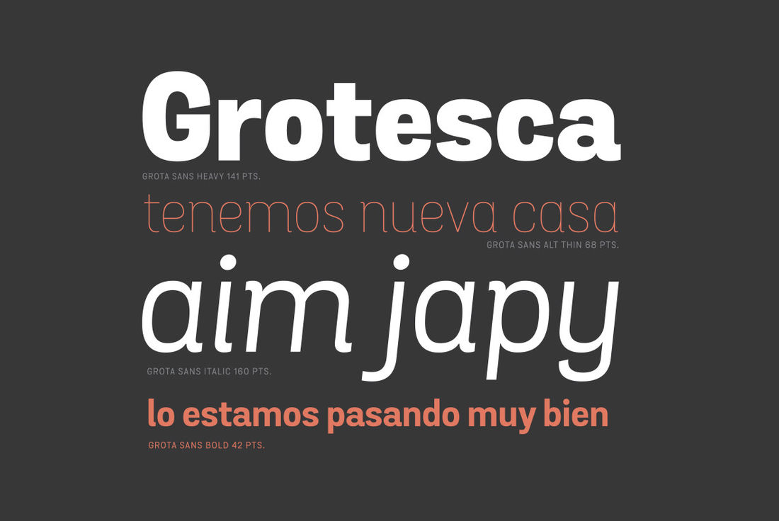 Grota Sans - Desktop Font