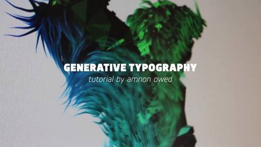 CAN Generative Typography on Vimeo