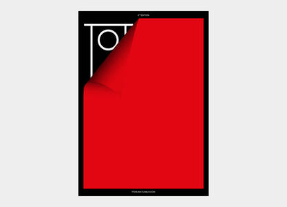 It's Nice That | Swiss designer Dennis Moya’s pared-back and sleek poster work