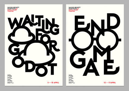 BECKETT'S FOUR PLAY POSTERS on Behance