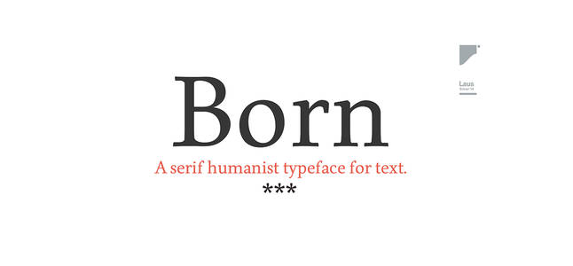 Born Typeface (Free Font) on Behance